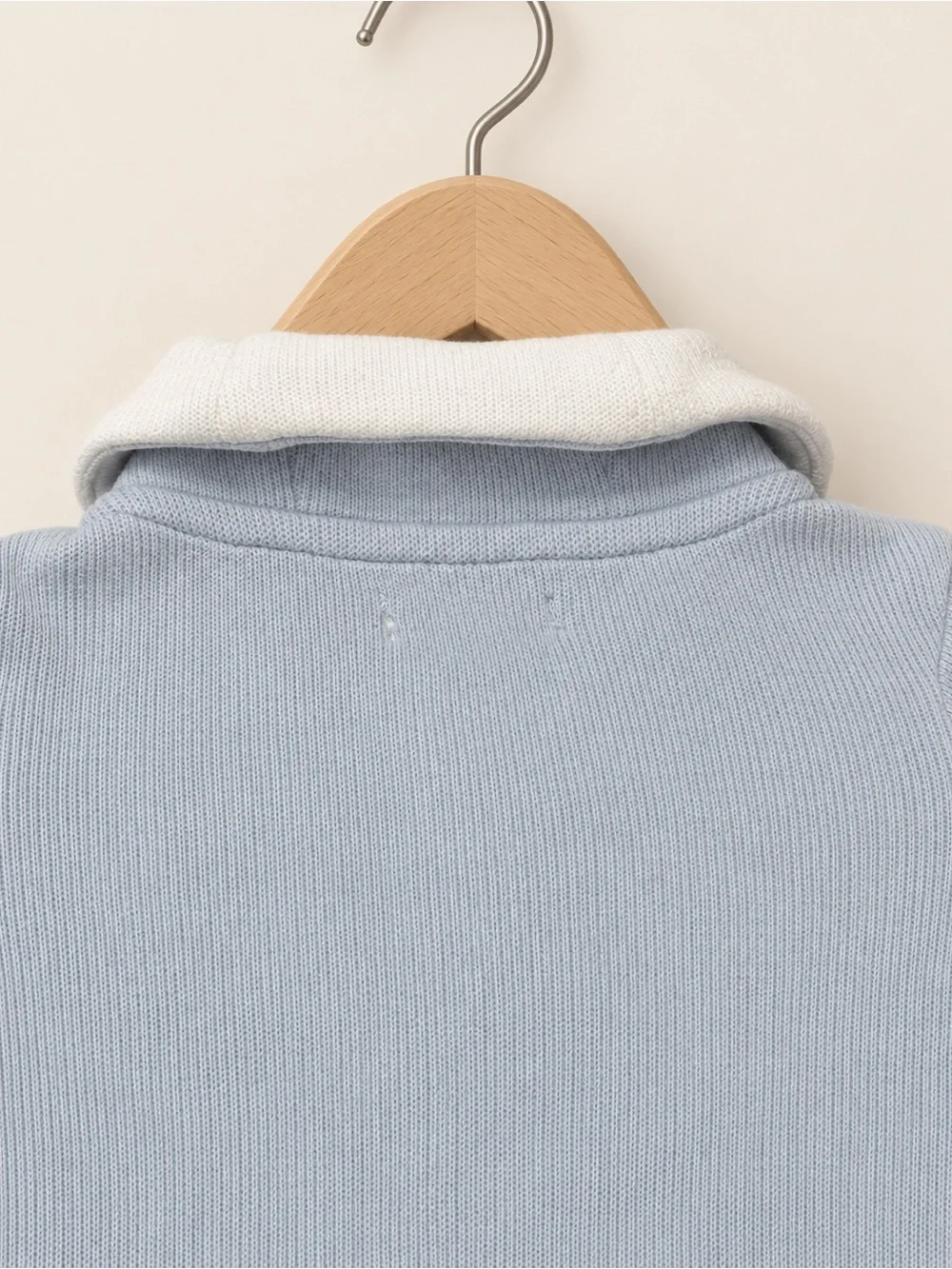 Ralph Lauren Baby Blue Knit Footed Coverall 9M